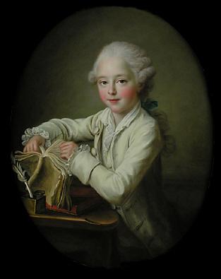 Francois-Hubert Drouais Portrait of marquis de Briges, aged 7 Sweden oil painting art